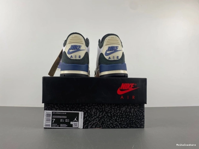 MaikeSneakers SP Ma Air OG HV8571-100 Diffused x Maniere A 3 Jordan Blue 0810